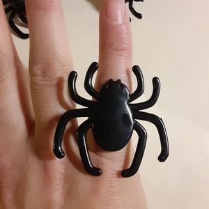 24 piece Spider ring cupcake toppers